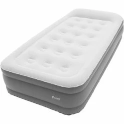 Outwell Flock Superior Single Airbed with Built-in Pump grey